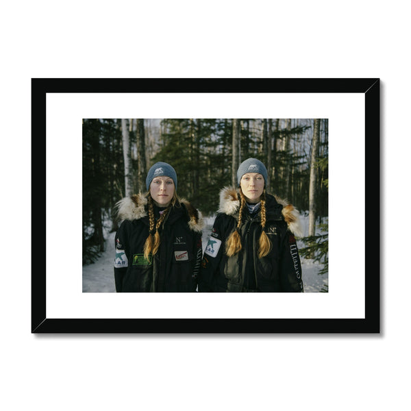 Iditarod Twins // Framed Print