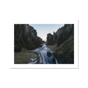 The Ice Canyon // Fine Art Print